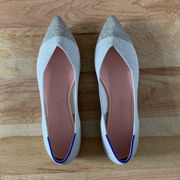 Rothy's The Point Diamond Metallic - Picture 3 of 6